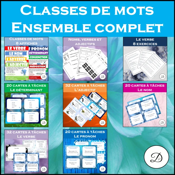Classes de mots variables - Ensemble