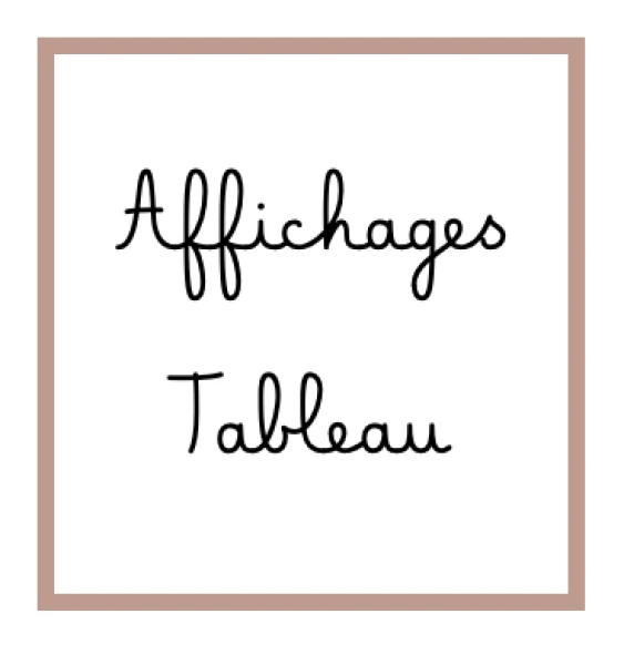 Affichages tableau