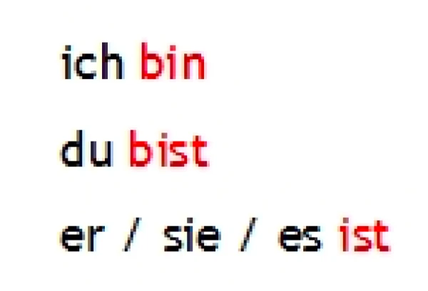 Le verbe "sein" (être) en allemand