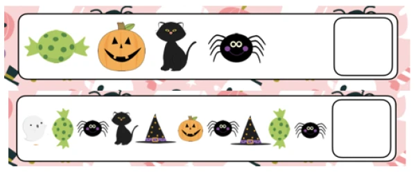 Dénombrement Halloween 1-6 & 1-12