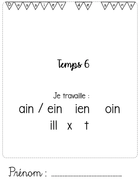 Dossier de sons - temps 6